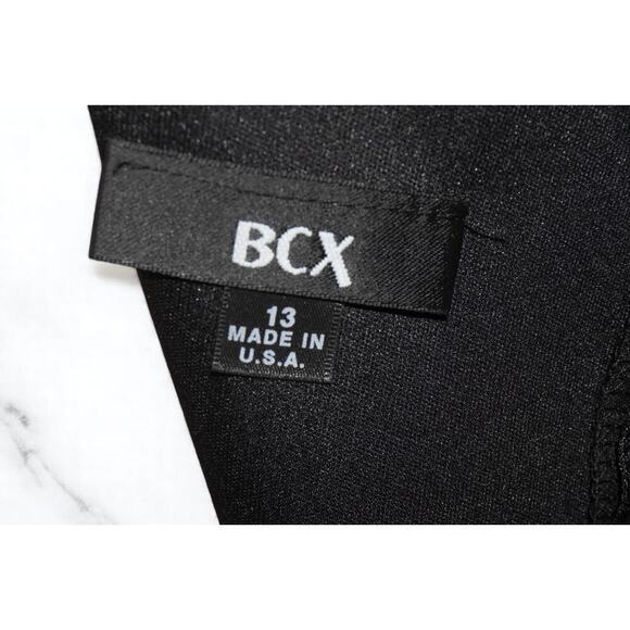 BCX Black & White Contrast Trim Mini Dress - Size 13 - Made in USA - Picture 9 of 9